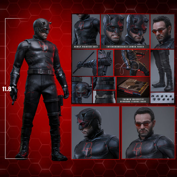 Hot Toys Television Masterpiece Series: Daredevil Born Again - Daredevil Traje Negro Escala 1/6