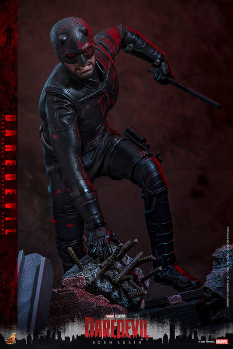 Hot Toys Television Masterpiece Series: Daredevil Born Again - Daredevil Traje Negro Escala 1/6