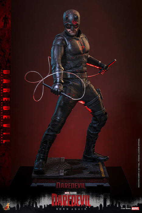 Hot Toys Television Masterpiece Series: Daredevil Born Again - Daredevil Traje Negro Escala 1/6