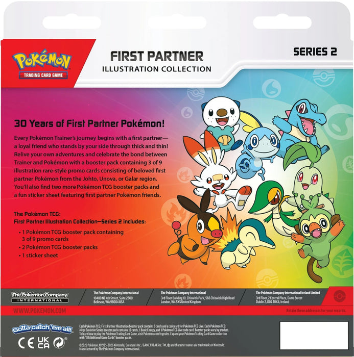 Pokemon TCG: First Partner Illustration Collection 2026 S2 en Español