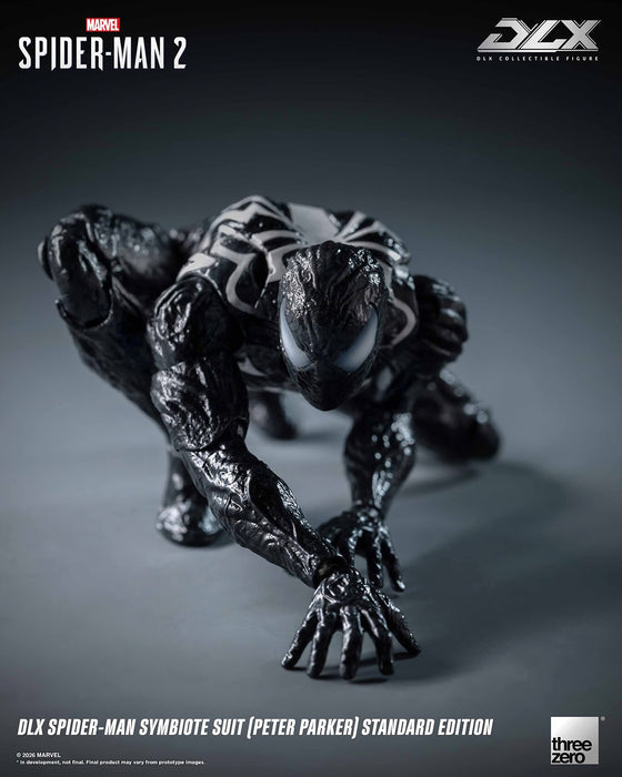 Threezero DLX Series: Marvel Spider-Man 2 - Spider-Man Peter Parker Traje de Simbionte