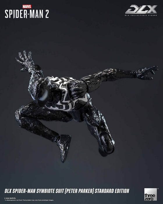 Threezero DLX Series: Marvel Spider-Man 2 - Spider-Man Peter Parker Traje de Simbionte