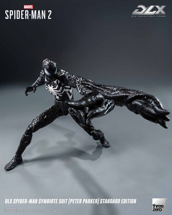 Threezero DLX Series: Marvel Spider-Man 2 - Spider-Man Peter Parker Traje de Simbionte
