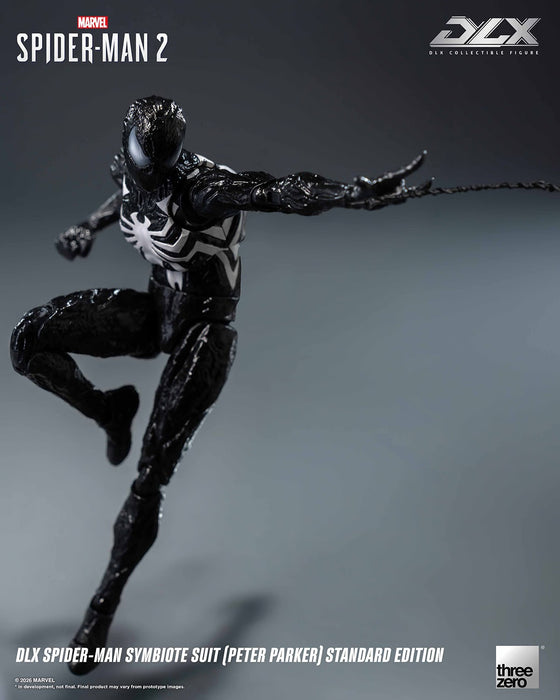 Threezero DLX Series: Marvel Spider-Man 2 - Spider-Man Peter Parker Traje de Simbionte