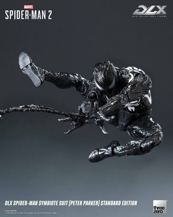 Threezero DLX Series: Marvel Spider-Man 2 - Spider-Man Peter Parker Traje de Simbionte