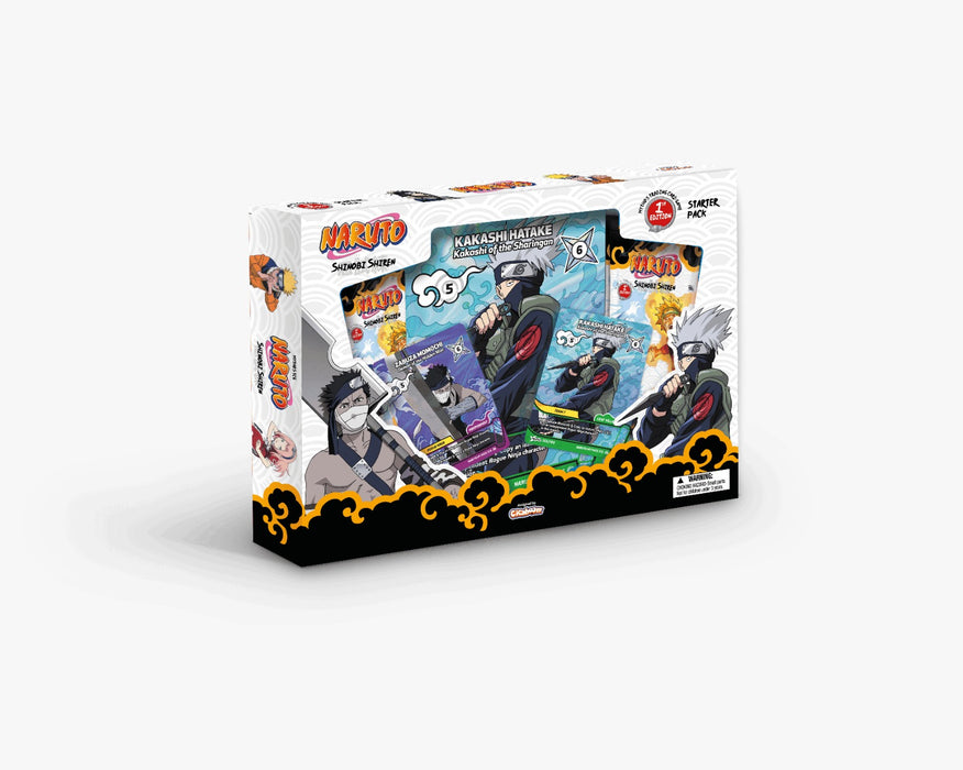Naruto Mythos TCG: Shinobi Shiren Set 2 Edicion 1 - Kakashi Starter Pack En Ingles