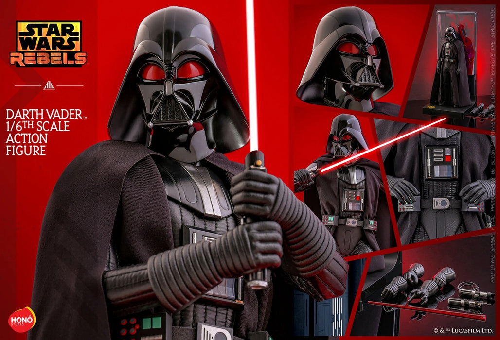 Hono Studio Action Figure: Star Wars Rebels - Darth Vader Escala 1/6