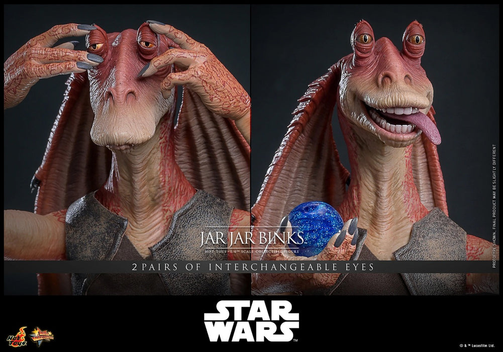 Hot Toys Movie Masterpiece Series: Star Wars La Amenaza Fantasma - Jar Jar Binks Escala 1/6
