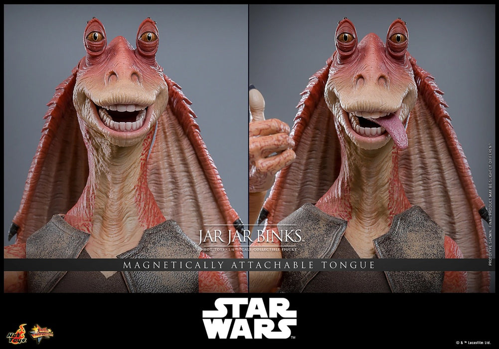 Hot Toys Movie Masterpiece Series: Star Wars La Amenaza Fantasma - Jar Jar Binks Escala 1/6