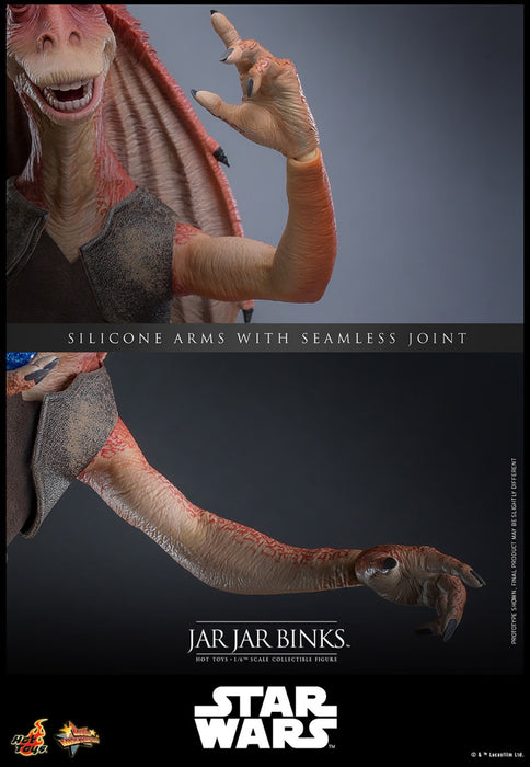 Hot Toys Movie Masterpiece Series: Star Wars La Amenaza Fantasma - Jar Jar Binks Escala 1/6