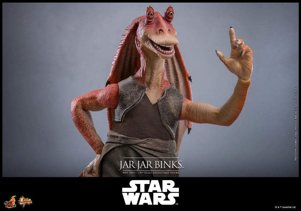 Hot Toys Movie Masterpiece Series: Star Wars La Amenaza Fantasma - Jar Jar Binks Escala 1/6