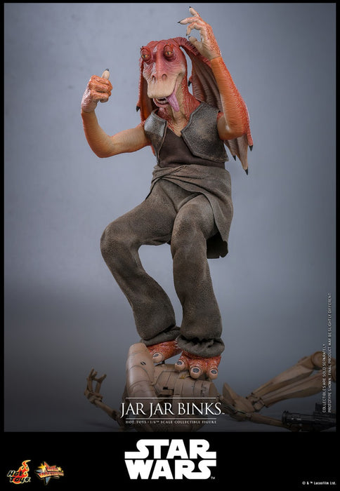 Hot Toys Movie Masterpiece Series: Star Wars La Amenaza Fantasma - Jar Jar Binks Escala 1/6