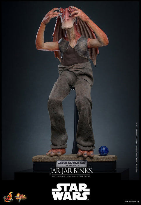 Hot Toys Movie Masterpiece Series: Star Wars La Amenaza Fantasma - Jar Jar Binks Escala 1/6