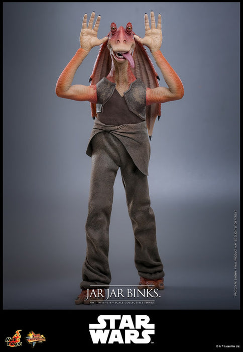 Hot Toys Movie Masterpiece Series: Star Wars La Amenaza Fantasma - Jar Jar Binks Escala 1/6