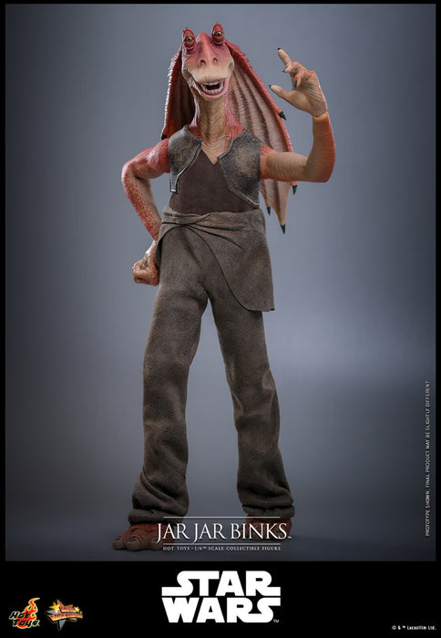 Hot Toys Movie Masterpiece Series: Star Wars La Amenaza Fantasma - Jar Jar Binks Escala 1/6