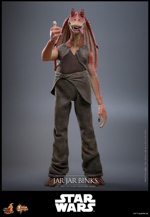 Hot Toys Movie Masterpiece Series: Star Wars La Amenaza Fantasma - Jar Jar Binks Escala 1/6