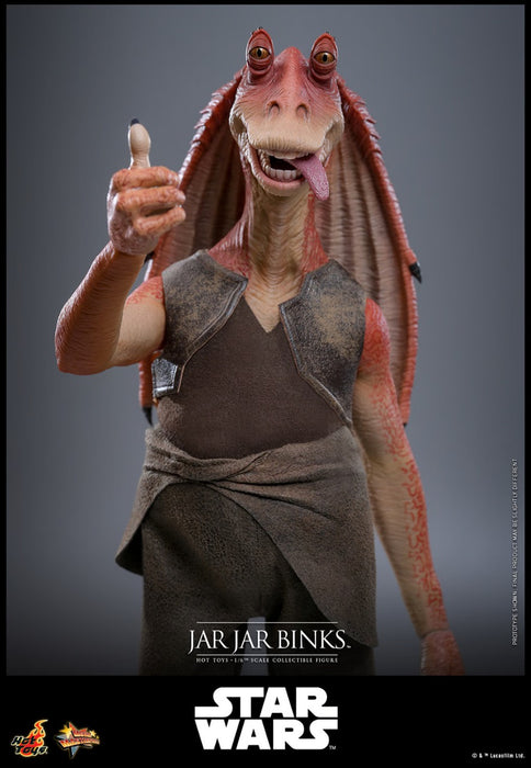 Hot Toys Movie Masterpiece Series: Star Wars La Amenaza Fantasma - Jar Jar Binks Escala 1/6