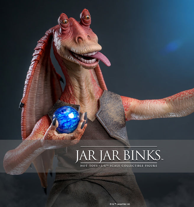 Hot Toys Movie Masterpiece Series: Star Wars La Amenaza Fantasma - Jar Jar Binks Escala 1/6