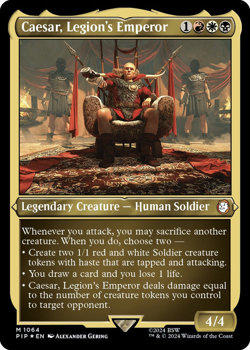 Magic The Gathering: Fallout - Commander Deck 1 Hail Caesar (Red/White/Black) En Ingles