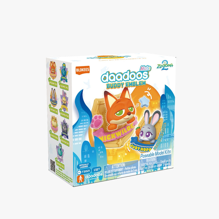 Blokees Zootopia Daadoos Mate Series: 01 Buddy Emblem - Unitario 73821