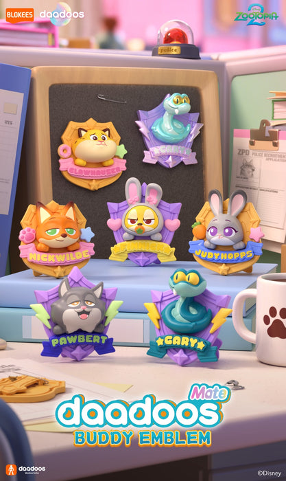 Blokees Zootopia Daadoos Mate Series: 01 Buddy Emblem - Unitario 73821