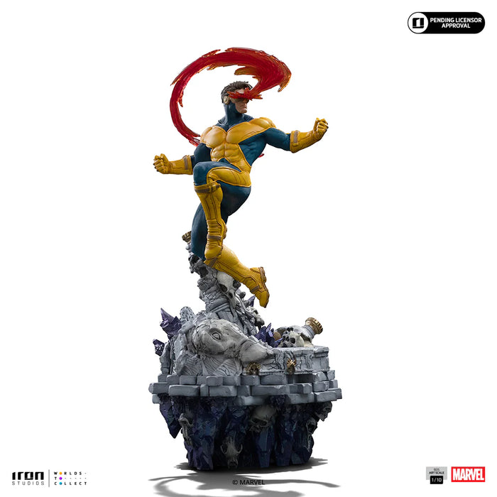 Iron Studios: Marvel X Men - Cyclops Guantelete del Infinito Diorama BDS Escala de Arte 1/10
