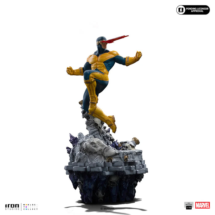 Iron Studios: Marvel X Men - Cyclops Guantelete del Infinito Diorama BDS Escala de Arte 1/10