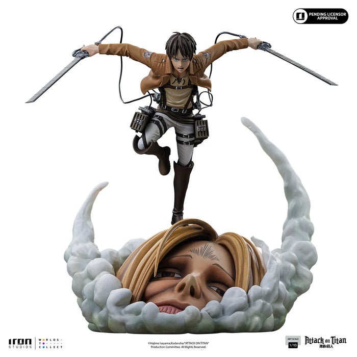 Iron Studios: Attack On Titan - Eren Yeager Escala de Arte 1/10