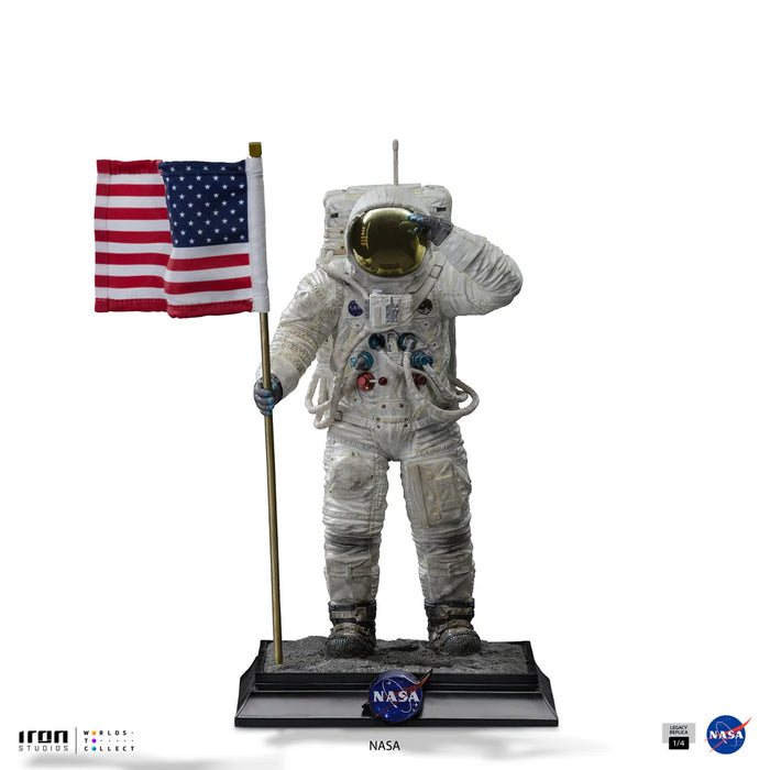 Iron Studios: NASA - Astronauta del Apolo 11 Replica Escala 1/4