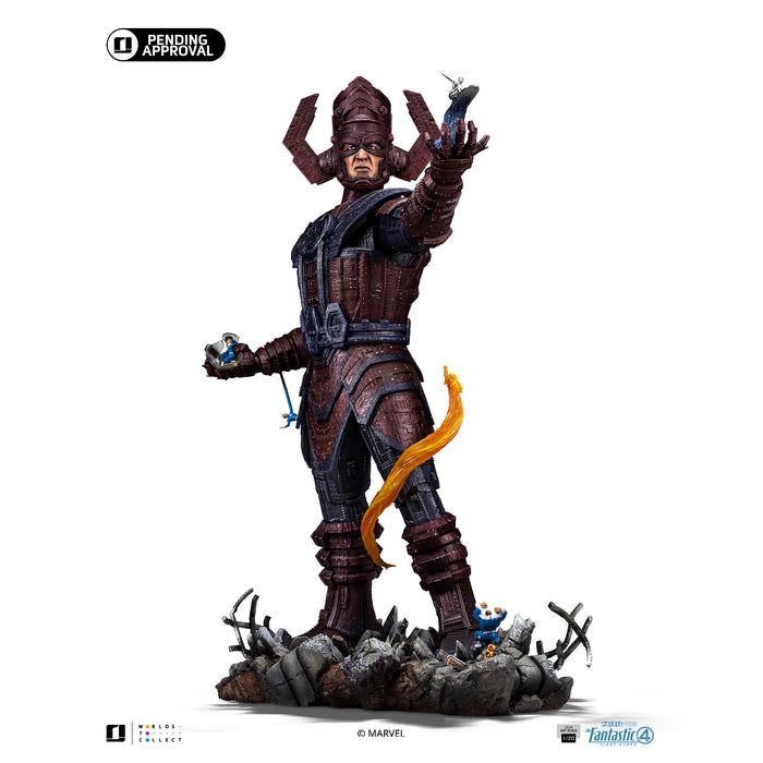 IRON Studios: Marvel Los 4 Fantasticos - Galactus Diorama Deluxe Demi Escala De Arte 1/20