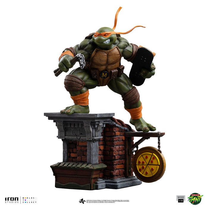 Iron Studios: TMNT Tortuga Ninja - Miguel Angel Escala de Arte 1/10