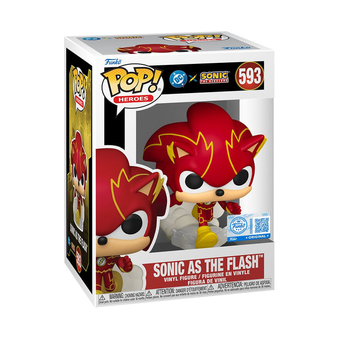 Funko Pop Heroes: Justice League & Sonic - Sonic como Flash