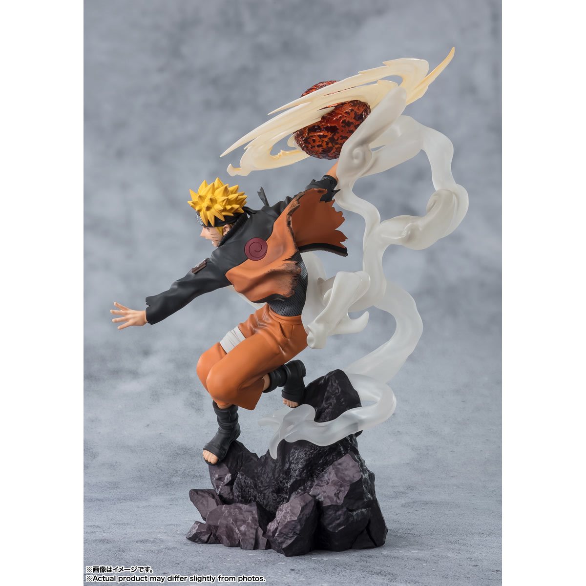 Bandai Tamashii Nations Figuarts ZERO: Naruto Shippuden - Naruto Uzumaki Sage Art Lava Release Rasenshuriken Extra Battle Estatua