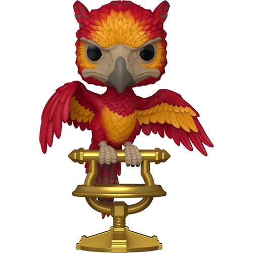 Funko Pop Premium: Harry Potter - Fawkes en su percha