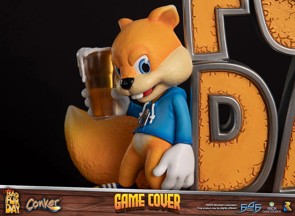 First 4 Figures: Conkers Bad Fur Day - Game Cover Standard Edition 17 Pulgadas