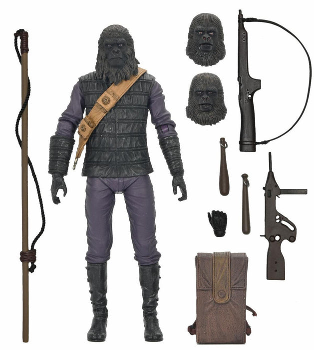NECA Figura de Accion Ultimate: Planet of the Apes - Gorilla Soldier  7 Pulgadas