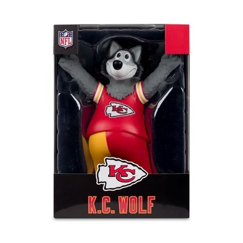 Mcfarlane Nfl Posed Mascot: Kansas City Chiefs - K.C. Wolf