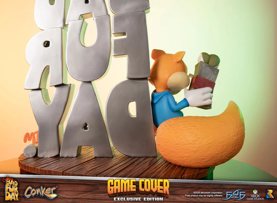 First 4 Figures: Conkers Bad Fur Day - Game Cover Exclusive Edition 17 Pulgadas