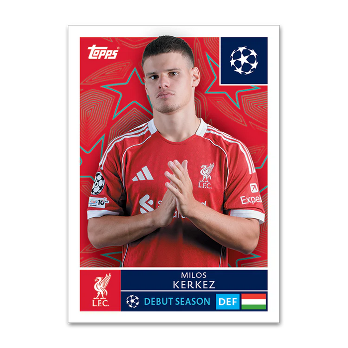 Topps: Soccer UEFA Champions League 2026 Stickers & Album - Stickers Display box 50 Sobres
