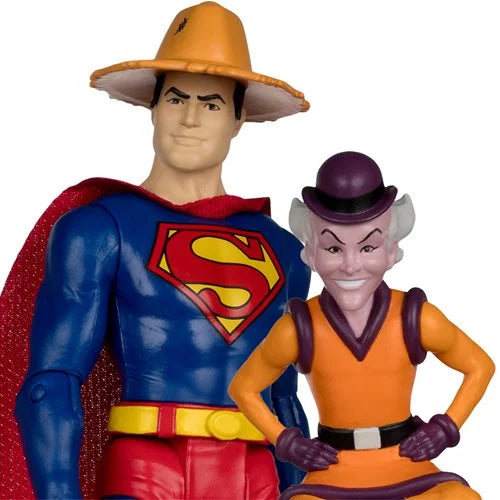 Mcfarlane Dc Retro: Super Friends - Superman Granjero Y Mr. Mxyzptlk 6 Pulgadas