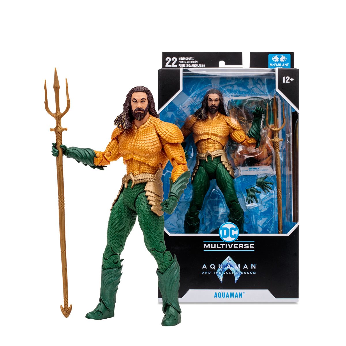 McFarlane Figura de Accion: DC Aquaman y El Reino Perdido - Aquaman 7 Pulgadas