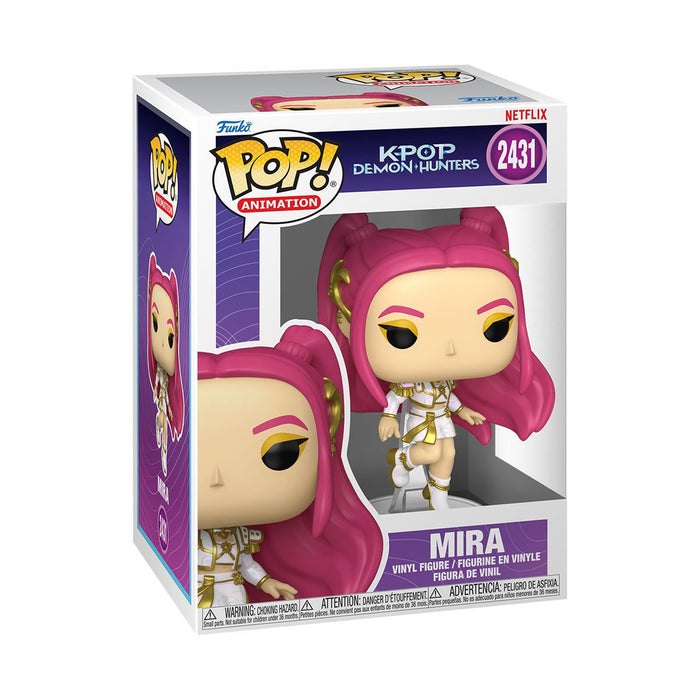 Funko Pop Animation: K Pop Demon Hunters - Mira atuendo blanco