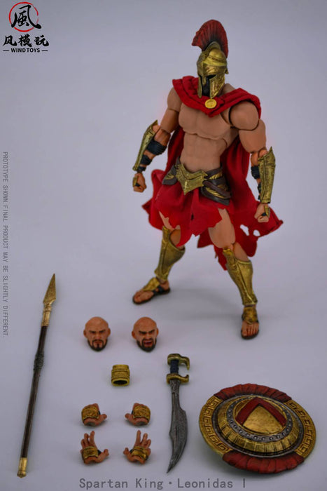 Wind Toys Action Figure: Spartan King Leonidas I Escala 1/12