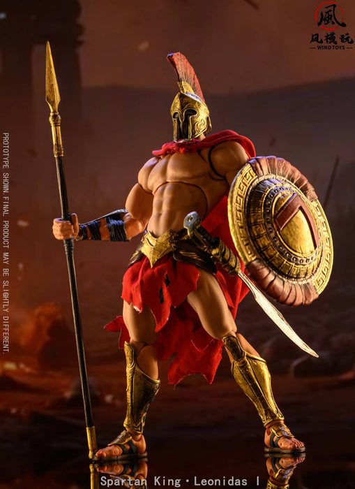 Wind Toys Action Figure: Spartan King Leonidas I Escala 1/12