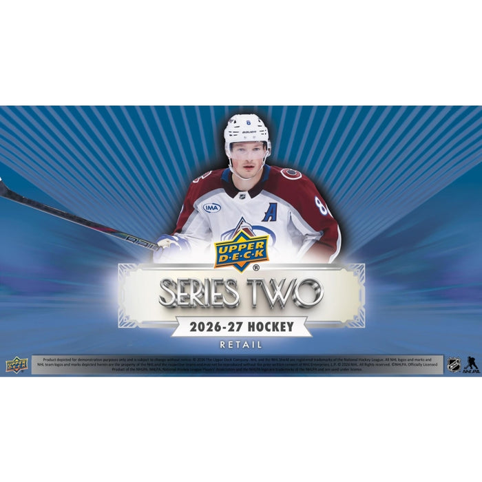 Upper Deck TCG: 2026-27 Upper Deck Series Two Hockey - Gravity Feed Box