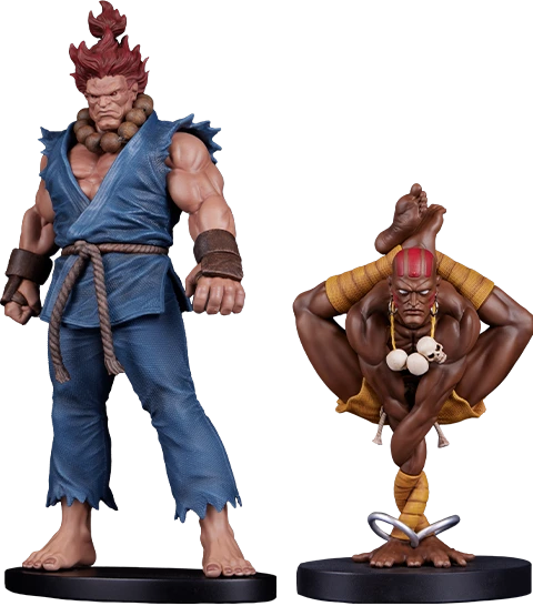 PCS Statue: Street Fighter - Set Akuma y Dhalsim Escala 1/10