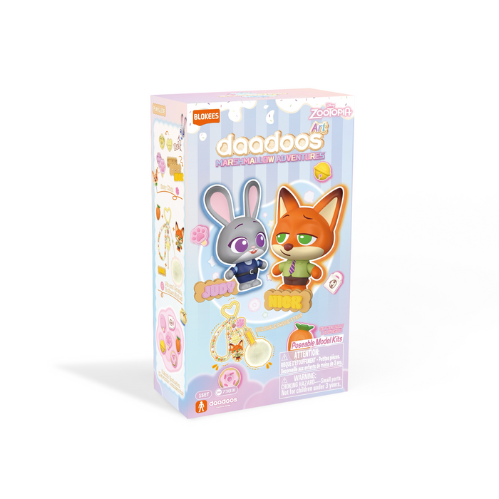 Blokees Zootopia Daadoos Art Series: 01 Marshmallow Adventures - Unitario 73831