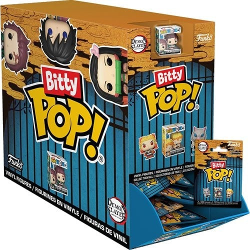 Funko Bitty Pop Singles: Demon slayer 24 Pc - 1 Figura Sorpresa UNITARIO