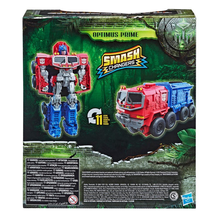 Transformers Smash Changers: Rise Of The Beasts - Optimus Prime 9 Pulgadas