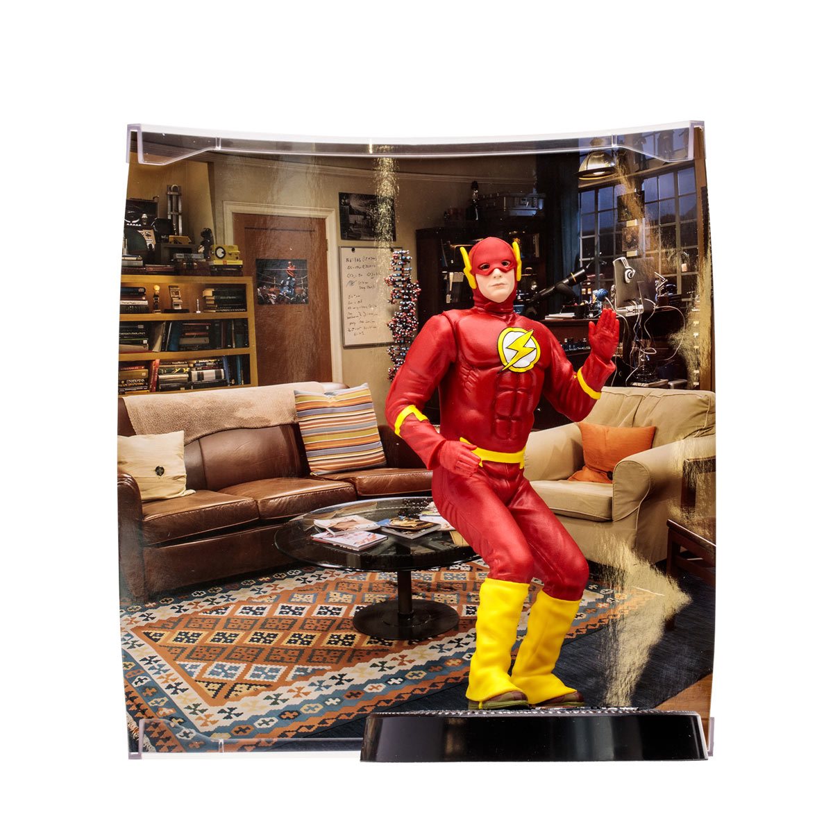 McFarlane Estatua Movie Maniacs: Warner Bros 100 The Big Bang Theory - Sheldon Como Flash